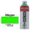 Akrylová farba v spreji na vodnej báze Talens Amsterdam, 400 ml - 672, reflex green