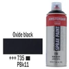 Akrylová farba v spreji na vodnej báze Talens Amsterdam, 400 ml - 735, oxide black