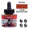Akrylový atrament Talens Amsterdam, 30 ml - 411, burnt sienna
