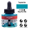 Akrylový atrament Talens Amsterdam, 30 ml - 522, turquoise blue