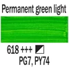 Akrylová farba Talens Art Creation, 200 ml - 618, Permanent green light