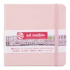 Náčrtník a skicár Talens Art Creation Sketch Book, 140 g, 80 listov - 12x12 cm, pastelovo ružový