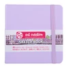 Náčrtník a skicár Talens Art Creation Sketch Book, 140 g, 80 listov - 12x12 cm, pastelovo fialový