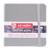 Náčrtník a skicár Talens Art Creation Sketch Book, 140 g, 80 listov - 12x12 cm, strieborný