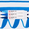 Sada obojstranných štetcových popisovačov Talens Pantone - 3 ks, Blue