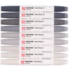 Sada obojstranných štetcových popisovačov Talens Pantone - 9 ks, Cool gray