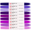 Sada obojstranných štetcových popisovačov Talens Pantone - 9 ks, Purple