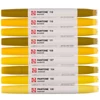 Sada obojstranných štetcových popisovačov Talens Pantone - 9 ks, Yellow