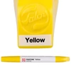 Obojstranný štetcový popisovač Talens Pantone - yellow