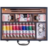 Sada na maľovanie akrylovými farbami Talens Van Gogh - Starter Box XL: 19 kusov, drevená krabička