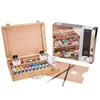 Sada olejových farieb Talens Van Gogh – 10 x 40 ml + príslušenstvo, drevená krabička
