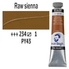 Olejová farba Talens Van Gogh, 20 ml - 234, raw sienna