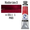 Olejová farba Talens Van Gogh, 20 ml - 331, madder lake deep