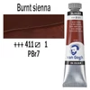Olejová farba Talens Van Gogh, 20 ml - 411, burnt sienna