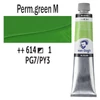 Olejová farba Talens Van Gogh, 200 ml - 614, permanent green medium