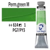 Olejová farba Talens Van Gogh, 20 ml - 614, permanent green medium