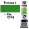 Olejová farba Talens Van Gogh, 40 ml - 614, permanent green medium