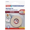 Obojstranná montážna páska Tesa 55740 Powerbond, vnútorná, biela, 19 mm x1,5 m