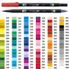 Obojstranný popisovač Tombow abt dual brush - 515, light blue
