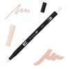 Obojstranný popisovač Tombow abt dual brush - 850, light apricot