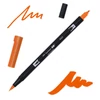 Obojstranný popisovač Tombow abt dual brush - 905, red