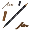 Obojstranný popisovač Tombow abt dual brush - 969, chocolate