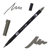 Obojstranný popisovač Tombow abt dual brush- N49, warm grey 8