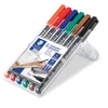 Obraz 1/4 - Sada alkoholových popisovačov, Staedtler, Lumocolor, 0,4 mm - 6 ks