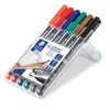Obraz 1/2 - Sada alkoholových popisovačov, Staedtler, Lumocolor, 1mm - 6 ks