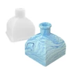 Obraz 1/4 - Silikónová odlievacia forma na akryl a umelú živicu Jesmonite - štvorcová váza, fľaša, 7,7x7,9 cm