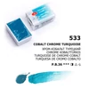 Akvarelová farba v panvičke White Nights, 2,5 ml - 533, cobalt chrome turquoise