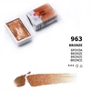 Akvarelová farba v panvičke White Nights, 2,5 ml, metalíza - 963, bronze