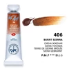Akvarelová farba v tube White Nights, 10 ml - 406, burnt sienna