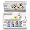 Sada akvarelových farieb Winsor&Newton Cotman Pocket Set, 8x1/2 panvičiek+ štetec- Floral