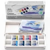 Sada akvarelových farieb Winsor&Newton Cotman Pocket Set, 8x1/2 panvičiek+ štetec- Skyscape