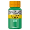 Akrylová farba Winsor&Newton Galeria, 500 ml - 484, permanent green middle