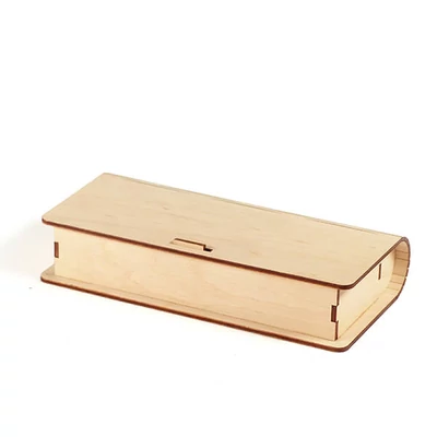 Drevený držiak na pero - horizontálny, flexibilný, 20 cm