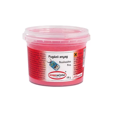 Mozaiková škárovacia hmota, 100 g - červená