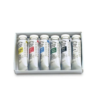 Sada gvašových farieb Winsor&amp;amp;Newton Designer&#039;s, 6x14 ml
