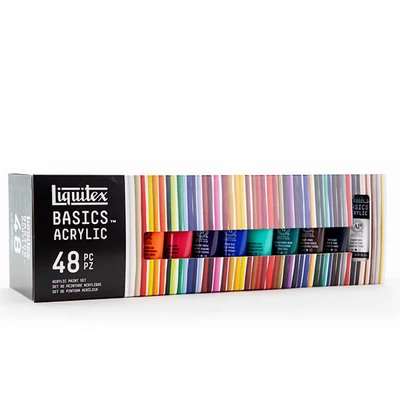 Sada akrylových farieb Liquitex Basics - 48x22 ml