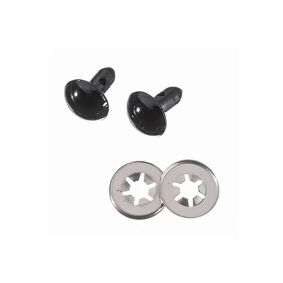 Zvieracie oči, bezpečnostné, okrúhle - 6 mm, 4 ks