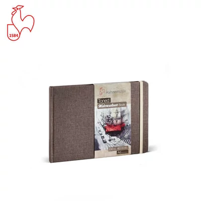 Akvarelový zápisník Hahnemühle Toned Watercolor Book, 200 g, 30 listov, A6, na šírku, béžový