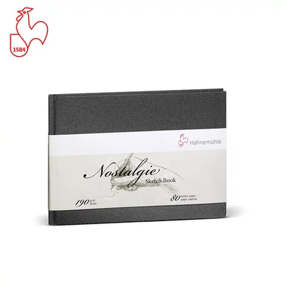 Náčrtník a skicár Hahnemühle Nostalgie, 190 g, 40 listov - A5, na šírku