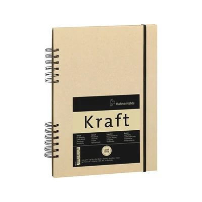 Náčrtník a skicár Hahnemühle Kraft Book, 120 g, 160 strán - A5