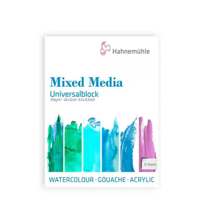 Univerzálny maliarsky blok Hahnemühle Mixed Media, 310 g, 25 listov - 24x32 cm