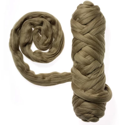 Rozprávková ovčia vlna - 28 khaki