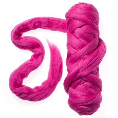Rozprávková ovčia vlna - 35 pink