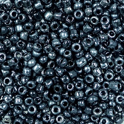 Koráliky, jednofarebné, 2 mm - hematitové