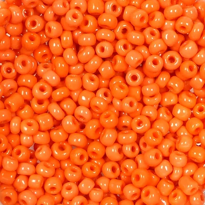 Koráliky, jednofarebné, 2 mm - oranžové
