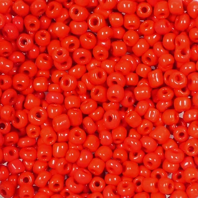 Koráliky, jednofarebné, 2 mm - červené